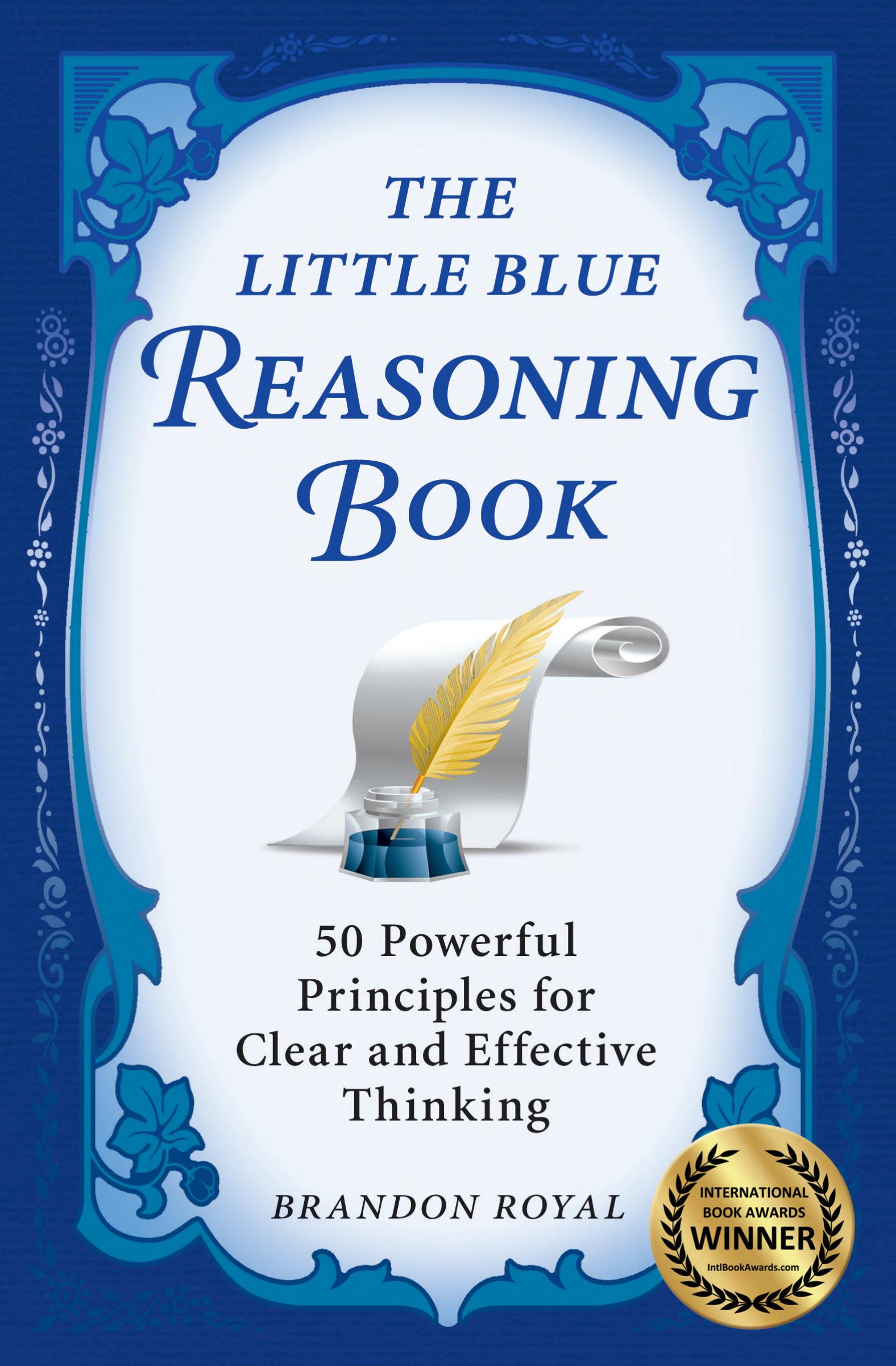 The Little Blue Reasoning Book by Brandon Royal — book cover